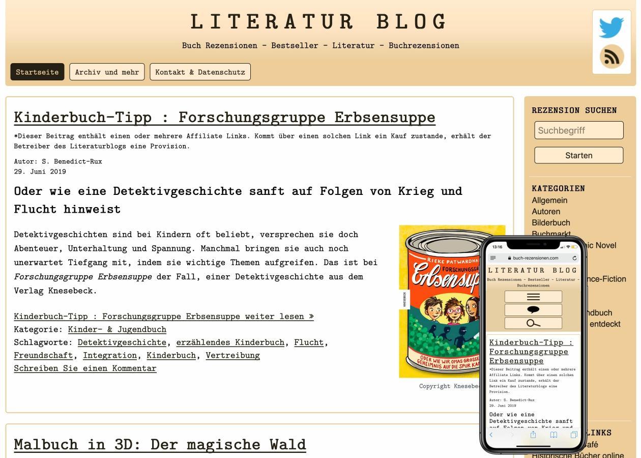 Buch-Rezensionen . der Literaturblog